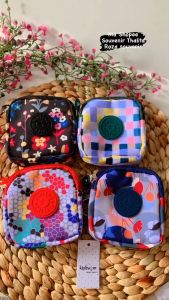 Dompet Kipling /Tempat Koin Motif 2 Ruang