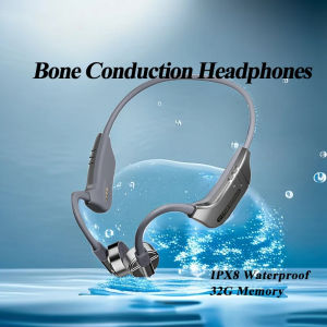 【2025 รุ่นใหม่ล่าสุด】หูฟังบลูทูธK9Pro Bone ConductionหูฟังAir Conduction2โหมดการนำหน่วยความจำ32Gหูฟังว่ายน้ำกันน้ำIPX8หูฟังกีฬาวิ่งไร้สาย