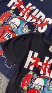 Highest Kids - Kaos Anak Cowok Cewek Gambar Karakter Warna Hitam dan Navy Bahan Cotton Coombed 30S Ukuran S M L XL Usia 3th 4th 5th 6th 7th 8th 9th 10th HKTS54