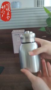304 Baja Tahan Karat Botol Minum Thermos 300ml Mini Tahan Panas dan Dingin - Tumbler Stainless Tahan Dingin untuk Ngopi Termos Air Panas Mini