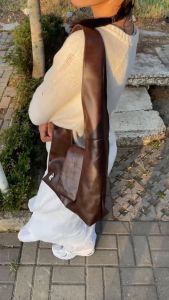 MAGIA Kara Bag Shoulder Bag Leather Redwine