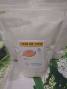 tepung ubi ungu organik/tepung ubi kuning/tepung ubi putih premium kemasan 500gr /tepung ubi murni