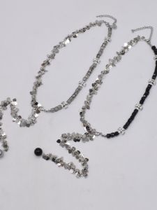 Fashionable Long Beaded Necklace for Women Irregular Design Premium Feel Lightweight Luxury Elegant Choker Jewelry Accessory