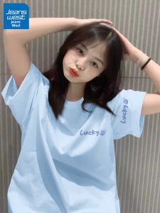 Jeanswest | Áo Thun Nữ Tay Ngắn Cotton Sạch 100%
