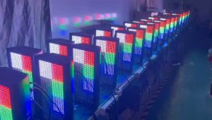 Ready Stock! Stage Lighting/Strobe Light/RGB Flashing Light/Power Series Connection/ Stage Club light/Event/Wedding/Color Light