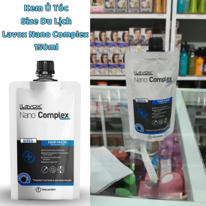 Kem ủ tóc hấp dầu size nhỏ du lịch Lavox Nano Comlex 150ml hấp dầu mini dễ dàng mang theo đi du lịch chính hãng