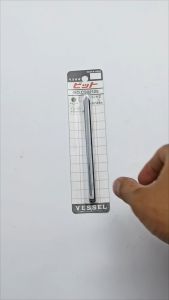 VESSEL Mata Obeng Ketok Ph 2 x 125 mm Impact Driver Bit No.C502125 Mata Getok Plus Panjang H6.35 mm