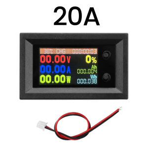 Máy Đo Điện Tử Ô Tô 9 Trong 1 DC7200 Đồng Hồ Đo Điện Áp Ampe Kế Watt Kế Với Màn Hình LCD 1.14 Inch Đồng Hồ Đo Điện Tích Hai Chiều Cho Điện Áp DC 7-200V