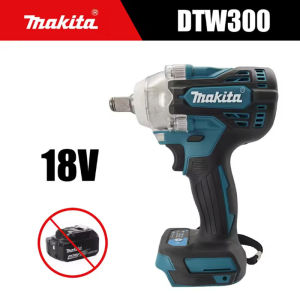 Makita | Makita DTW300 18V Brushless Cordless Wrench Power Tool Set High 330Nm Torque Wind Cannon for Auto Repair Lithium Large Torque Wr