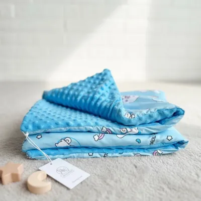 Selimut Bayi Minky Dot Korea Minky Stitches Cotton Dot Muslin Jepang Bamboo Motif Premium Badcover Bayi