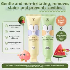 CKCU | Fluoride Childrens Toothpaste For 3-12 Years Yellow Teeth Removal & Cavity Prevention