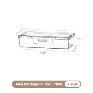 Mirror Cabinet Storage Box Bathroom Table Cosmetics Lipstick Shelf Bathroom Cabinet Compartmentalization Storage Boxes