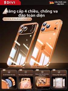 Divi | Transparent Thin Protective Shockproof Heat Dissipating Phone Case