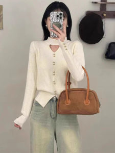chaqi | Red Hot-selling Unique Cutout Design Wool Sweater Autumn Winter