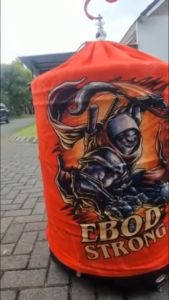 Kerodong sangkar murai full printing Ebod Series model terbaru