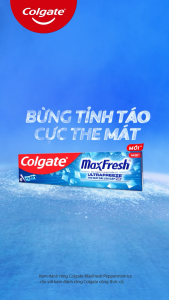 Kem đánh răng Colgate Maxfresh hương bạc hà the mát 180g/tuýp