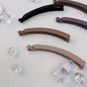 Jepit Pisang Doff Wanita Elegan Korea Fashion Premium High Quality Motif Baru