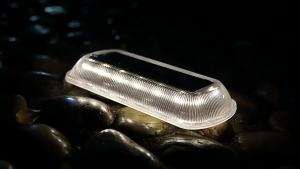 SXH  Popular Solar Underground Light Garden Garden Garden LED Step Stair Light High Transparent Plastic Floor Lamp