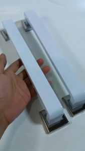 fullset 4 buah gagang tarikan handle pintu dan set lock body kunci untuk pintu depan model kupu tarung pintu depan