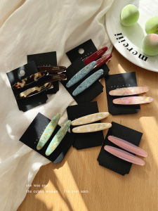 Kẹp Tóc Acetate Thời Trang Cho Phụ Nữ Kẹp Tóc Bên Hông Kẹp Tóc Một Từ Kẹp Tóc Hình Mỏ Vịt Kẹp Tóc Thời Trang Mới 2025