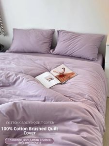 Kiss Dear | 100% Cotton Thickening Flannel Bed Sheet