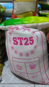 HCM túi 5kg gạo St25 lúa tôm đậm vị cơm(Hoả TỐC)