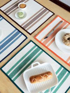 Tấm Trải Bàn Ăn Dày Họa Tiết in Hình Phong Cách Hàn Quốc Tấm Trải Bàn Ăn Bằng Vải Cotton Đơn Giản Cho Nhà Hàng Và Khách Sạn