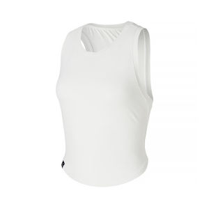 Short Cropped Round Hem Waist-revealing Slim Vest