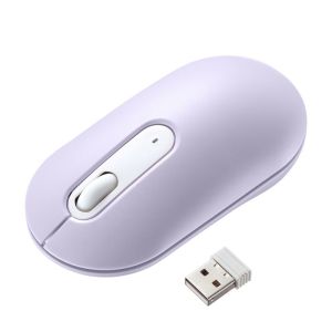 Sanwa Supply | Wireless Flat Quiet Office Fashionable Universal Mouse