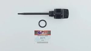 Tutup Oli Atas Beat Fi (Hitam) - Penutup Colokan Oli Oil Mesin + Seal Sil Oring O Ring Honda Beat Fi