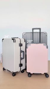 HQ LUGGAGE กระเป๋าเดินทาง PC 4 ล้อคู่ โครงอลูมิเนียม ระบบล็อคมาตรฐาน TSA รุ่น 6606
