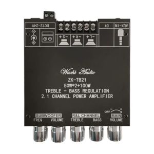 TDA7498E Modul ZK-HT21 ZK-TB21 Power amplifier 160w x 160w+220w 2.1 Channel Power Audio Penguat Suara Stereo Papan AMP Bluetooth 5.0 Amplifier Board Daya Keluaran Subwoofer 100W - Lazada