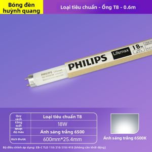 Philips | Ống Đèn LED Ánh Sáng Ban Ngày Ba Màu Cho Nhà