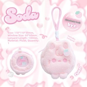 Cute Mini Plush Multi-Use Bag Keychain Wallet