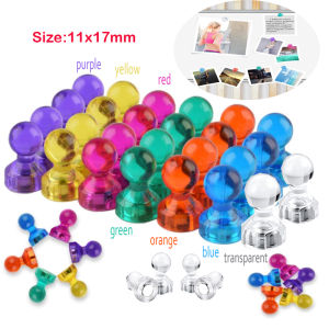 【On Sale】24Pcs แม่เหล็กติดหมุดทรงกรวยแม่เหล็กนีโอไดเมียมแข็งแรงสำหรับหมุดปักออฟฟิศแม่เหล็กพลังสูงหมากรุกพินบอร์ด