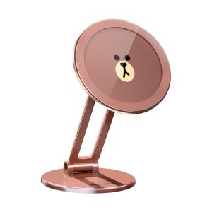 100% Authentic Line Friends Car Phone Holder Magsafe Cell Phone Holder Rotatable & Foldable for Car for Smartphone Car Accessories Birthday Gift LFB16