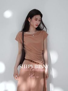 Breathable and Slimming Tencel Linen T-Shirt