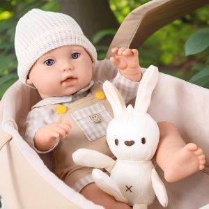 30cm Simulation Baby Doll Toy Set for Children Role Play Housekeeping Toys Collectible Vinyl Dolls Educational Toys for Kids