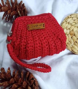 DOMPET KOIN MINI/DOMPET WANITA PANJANG/DOMPET RAJUT LIPAT/DOMPET RAJUT DUA RUANG/DOMPET RAJUT PREMIUM/DOMPET WANITA JOGJA