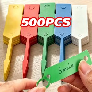 500x Universal Self Lock Arrow Shape ID Key Tag Reusable Waterproof Marking Label Auto Part Tag Label for Auto Workshop Logistics Inventory