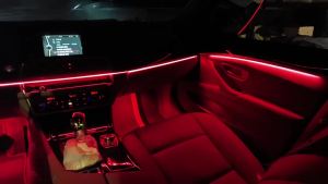 For bmw e90 e46 f30 For audi a3 a4 For tesla 3/y Universal Symphony Car LED Ambient Light RGB Neon Decorations Atmosphere Strip