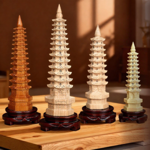 HETANGYUESHE | Student Wooden Wenchang Pagoda 13 Floors