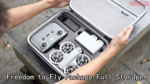 STARTRC DJI NEO Drone PU Carrying Bag (Compatible with DJI RC-N1/N2/N3)