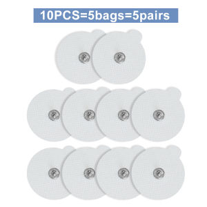 10/20Pcs Reusable Self-adhesive Electrodes Pad Gel For TENS Physiotherapy Massager Acupuncture EMS Pulse Muscle Stimulator Patch