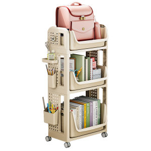 ZHIFAN | Moveable Storage Bookshelf