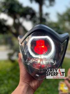 REFLEKTOR LAMPU DEPAN LED VIXION LAMA OLD 2010-2012 BILED LED PREDATOR