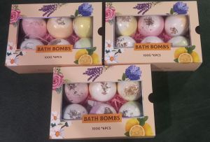 Dried Flowers Bath Bomb Gift Set 100g - 6 Pack - Beauty Personal Care Bath & Body Bath bombs