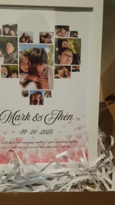 Anniversary/Valentines/Gift Ideas/Picture Frame/ Customized/Personalized / With Box- A4 size FREE Inspired Instax Photo