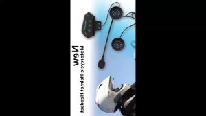 BT12 Bluetooth Motorcycle Helmet Headset Wireless Handsfree Stereo Music Player Speaker Headphone Support Auto/Manual Call