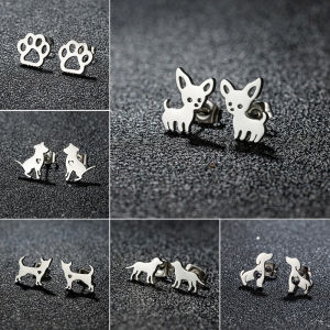 {\n    \"article\": \" Silver Color Stainless Steel Earrings: Chihuahua Dog Earings & Dachshund Ear Studs